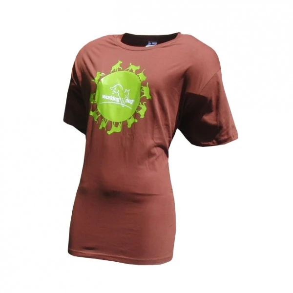 Working-dog Shirt Globus Braun 1 Working-dog Shirt Globus Braun