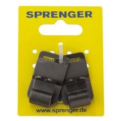 Ersatzglieder NeckTech "Sport" - Edelstahl Schwarz Matt Rostfrei, 3 Cm